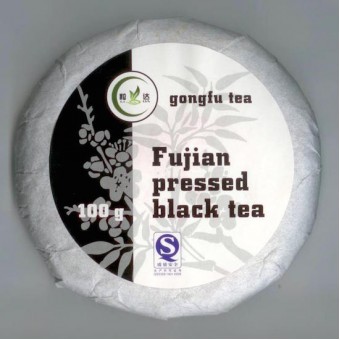 Купить Красный чай Lida «Фуцзянь Гонгфу Бин» мини-блин 100г
