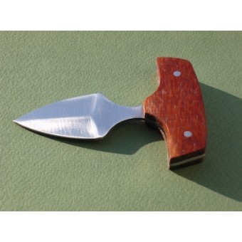 Нож для пуэра с поперечной рукояткой, в кобуре