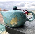 Фарфоровый заварочный чайничек Цзинь Лу «Золотая Цапля» 200мл
